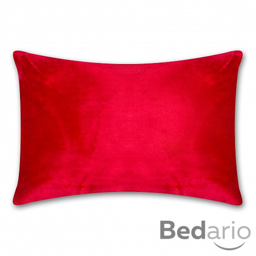 Povlak na polštářek mikroflanel 40x60 červený