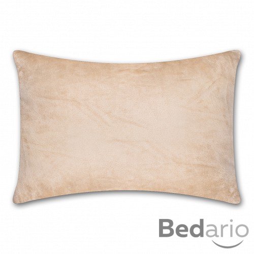 Povlak na polštářek mikroflanel 40x60 Světle béžová