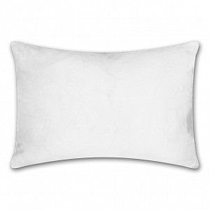 Povlak na polštářek mikroflanel 40x60 Bílý