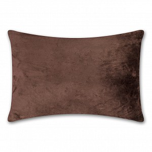 Povlak na polštářek mikroflanel 40x60 Tmavě hnědá
