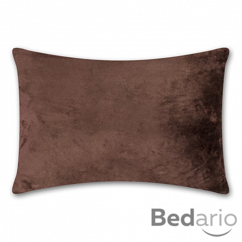 Povlak na polštářek mikroflanel 40x60 Tmavě hnědá