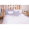 Sedmidílná sada hebkého povlečení s jemnými puntíky 140x200+70x90 Grey & White ES