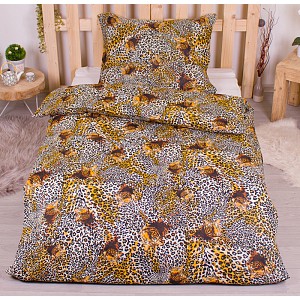 Bavlněné povlečení 140x200+70x90 Wild