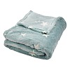 Mikroflanelová deka Premium 150x200 - Shining Stars - světle zelená - ve tmě svítí