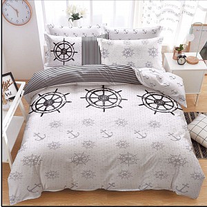 Třídílná sada sada hebkého povlečení 140x200+70x90+40x50 - Marine