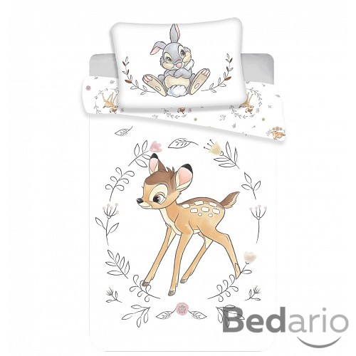 Bavlněné povlečení 140x200+70x90 Bambi Circle