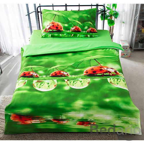 3D povlečení 140x200+70x90 Berušky