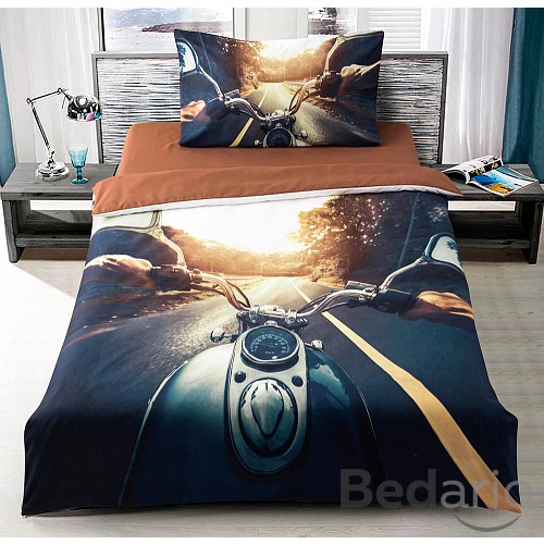 3D povlečení 140x200+70x90 Velká jízda