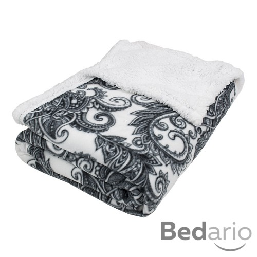 Deka beránek 150x200 se vzorem - Květinový ornament