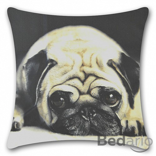 3D povlak 45x45 - Mopsík