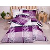 Sedmidílná sada hebkého povlečení 140x200+70x90 Luana - fialová