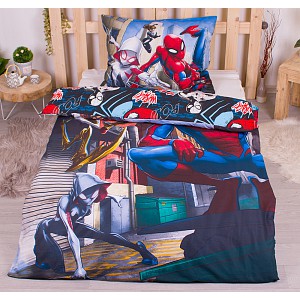 Bavlněné povlečení 140x200+70x90 Spider-man Action