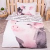 Bavlněné povlečení 140x200+70x90 Prasátko OINK-OINK!