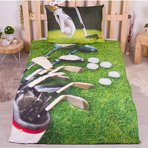 Bavlněné povlečení 140x200+70x90 Golf