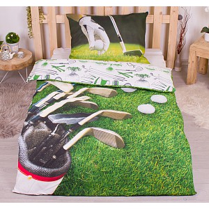Bavlněné povlečení 140x200+70x90 Golf
