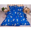 Sedmidílná sada hebkého povlečení se vzorem 140x200+70x90 Blue Pineapple