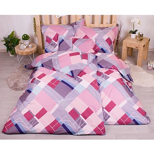 Sedmidílná sada hebkého povlečení se vzorem 140x200+70x90 Art Square