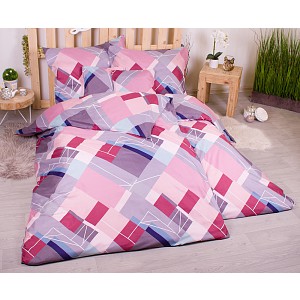 Sedmidílná sada hebkého povlečení se vzorem 140x200+70x90 Art Square