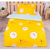 Microtop povlečení 140x200+70x90 Yellow Smileys
