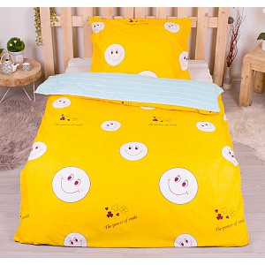 Microtop povlečení 140x200+70x90 Yellow Smileys