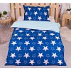 Microtop povlečení 140x200+70x90 Ida Blue Stars