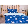 Microtop povlečení 140x200+70x90 Ida Blue Stars