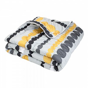 Celoroční přikrývka z dutého vlákna LUX puntíky 140x200