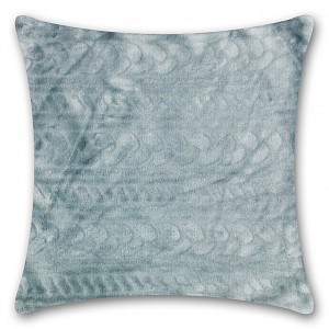 Povlak na polštářek mikroflanel 40x40 - Světle šedý