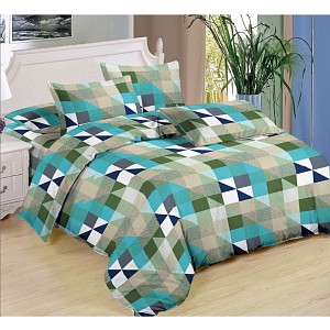 Hebké povlečení 140x200+70x90 Square & Triangles