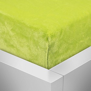 Mikroplyšové prostěradlo 180x200 Elegance - Májová zelená