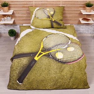 Bavlněné povlečení 140x200+70x90 Tenis