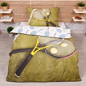 Bavlněné povlečení 140x200+70x90 Tenis