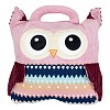 Dětská deka z mikrovlákna 100x160 Owl růžová