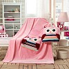 Dětská deka z mikrovlákna 100x160 Owl růžová