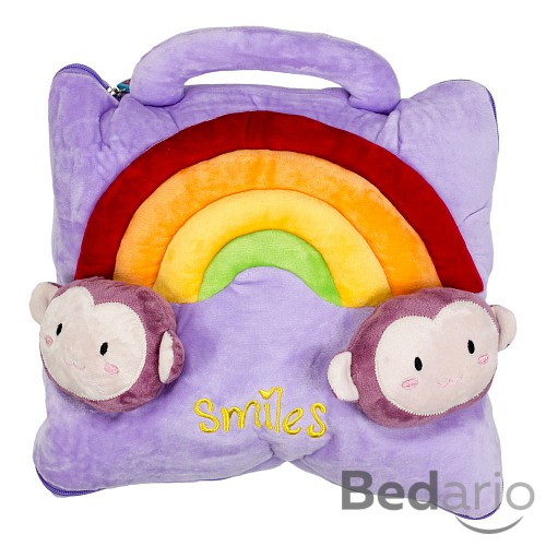 Dětská deka z mikrovlákna 100x160 Smiles fialová