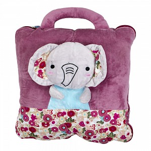 Dětská deka z mikrovlákna 100x160 Elephant růžová