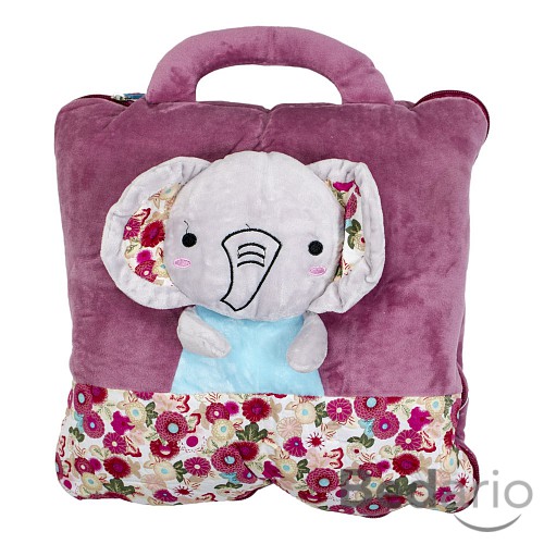 Dětská deka z mikrovlákna 100x160 Elephant růžová