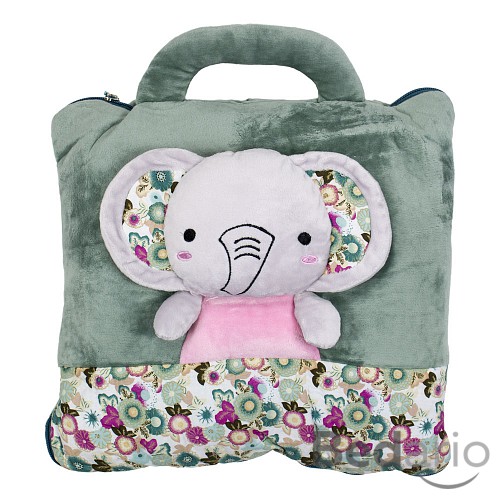 Dětská deka z mikrovlákna 100x160 Elephant zelená