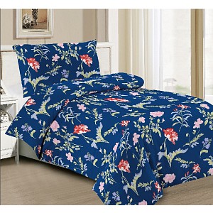 Hebké povlečení 140x200+70x90 Blue Flowers