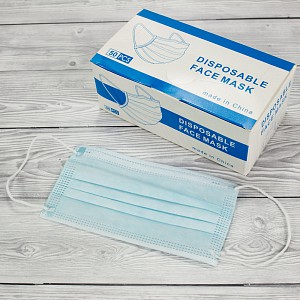 Jednorázová třívrstvá rouška - 50 ks