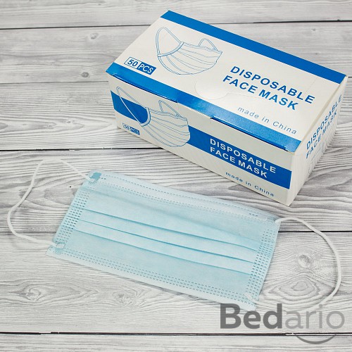 Jednorázová třívrstvá rouška - 50 ks