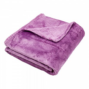 Deka mikrovlákno 150x200 s ornamenty - Fialová
