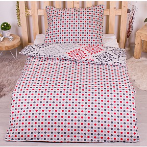 Bavlněné povlečení economy 140x200+70x90 Three Dots