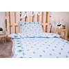 Bavlněné povlečení economy 140x200+70x90 Květiny s mašlí
