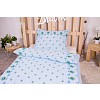 Bavlněné povlečení economy 140x200+70x90 Květiny s mašlí