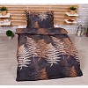 Microtop povlečení 140x200+70x90 Kapradiny hnědé