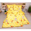 Sedmidílná sada hebkého povlečení 140x200+70x90 Yellow Ducks