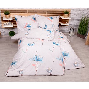 Sedmidílná sada hebkého povlečení 140x200+70x90 Pictures Flowers