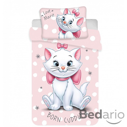 Bavlněné povlečení do postýlky 40x60+100x135 Marie Cat Dots