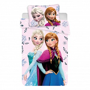 Bavlněné povlečení do postýlky 40x60+100x135 Frozen baby Floral